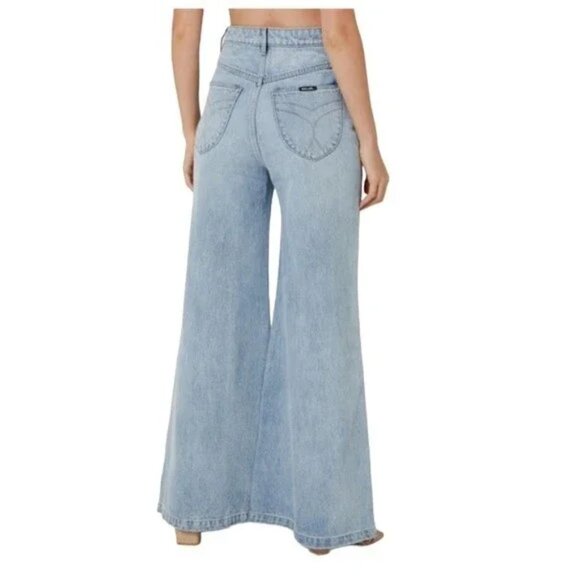 Rolla’s Elle Super Flare High Rise Relaxed Flare Jeans NWT Size 24 - Picture 3 of 9